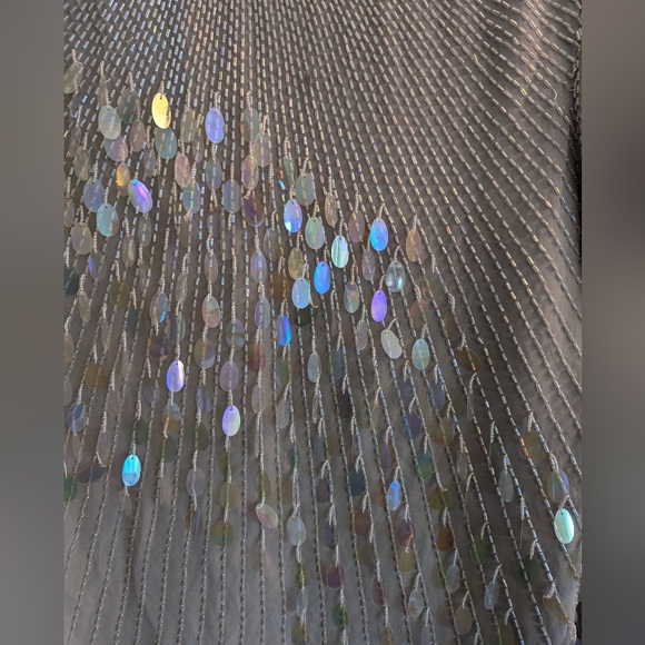 Vintage Silver Beaded Jacket - Picture 8 of 12